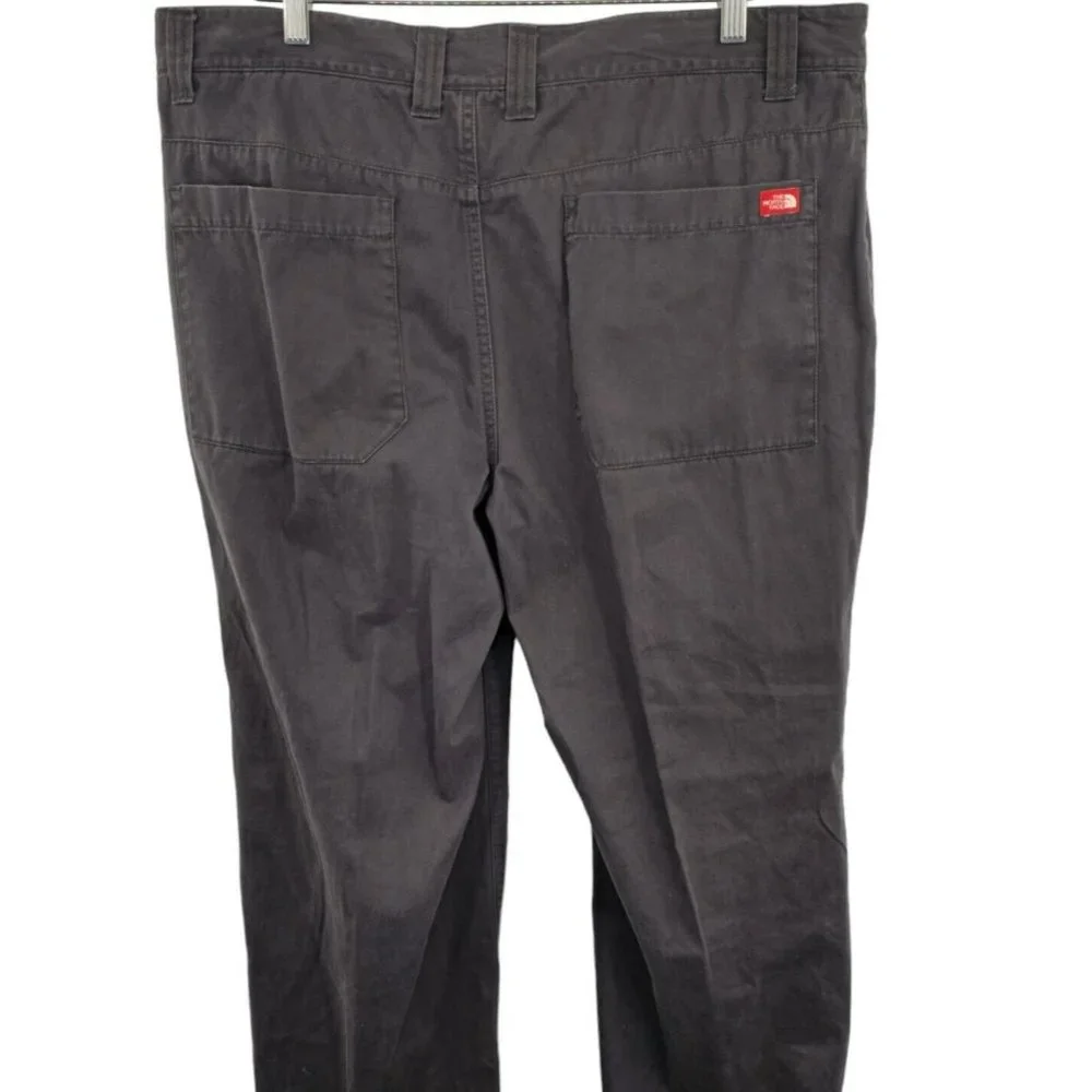 The North Face Pants Men's Flat Front Chino Cotton 38x30‎ Gray Style ABLS